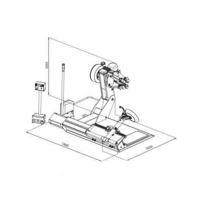 Шиномонтажний верстат вантажний 14" -30" 380V M&B Engineering Dido 30