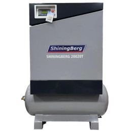 Гвинтовий компресор ShiningBerg — 20T з 300 л ресивером