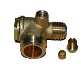 Зворотний клапан різь зовнішня 3/4" M1/2" 9048003