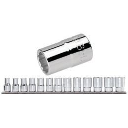 920 B/SB13-набір12-гран. головок на організаторі 1/2",13 шт.