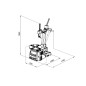Шиномонтажный станок 10-25" 380V ширина диска 3-15" M&B Engineering TC 722PG