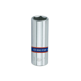 Головка торцева хромована 1/4" KING TONY, 11 мм (6 гран.) подовжена