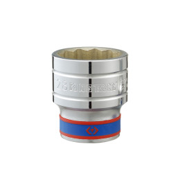 Головка торцева хромована 1/2" KING TONY, 10 мм (зірка 12 гран.)