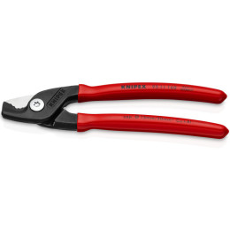 Ножиці для різання кабелів Ø15 мм / 50 мм2, 160 мм KNIPEX, 95 11 160 SB, фосфатовані