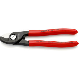 Ножиці для різання кабелів, Ø15 мм / 50 мм2, 165 мм KNIPEX 95 11 165 SB, фосфатовані