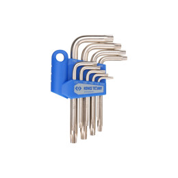 Набор Torx 9 од. шестигранників (Т10-Т50) з отвором Г-подібних в холдері