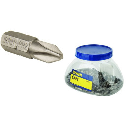 Набір біт PH2 1/4" 25 мм, 250шт, IRWIN