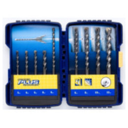 Набір бурів SDS Plus SPDH 10шт. у кейсі  / 5/5.5/6.0 x110мм, 5.5/6/8/10/12 x160мм