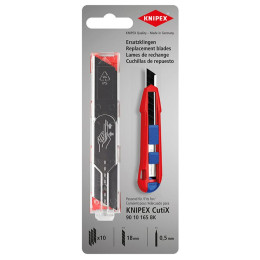 Лезвие сменное, 18мм KNIPEX для ножа 90 10 165 BK (10шт)