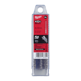 Бур SDS-PLUS MX4 MILWAUKEE, діаметр 5,5х115х50мм, (10шт), пластикова коробка