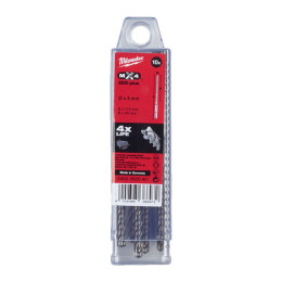 Бур SDS-PLUS MX4 MILWAUKEE, діаметр 5,0х115х50мм, (10шт), пластикова коробка