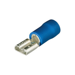 Гильзы флажковые изолированные 4,8х0,8мм KNIPEX 97 99 011, (1,5-2,5мм²) (100шт), синие