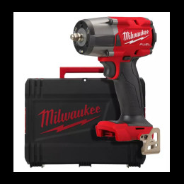 Гайковерт акумуляторний безщітковий 3/8'' MILWAUKEE, М18 FMTIW2F38-0X, 813Нм, з кільцем (каркас, кліпса для реміня, HDкейс)