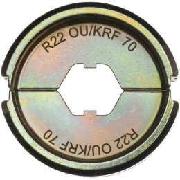 Матриця обтискна для кабелів і конекторів MILWAUKEE, R22 OU/KRF 70