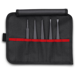 Набір захватних пластикових антистатичних пінцетів KNIPEX, 92 00 05 ESD