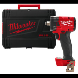 Гайковерт акумуляторний безщітковий 1/2'' MILWAUKEE, M18 FIW2F12-0Х, 339Нм, з кільцем (каркас, кліпса для реміня, HDкейс)