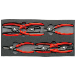Набор прецизионных щипцов "SRZ" для стопорных колец KNIPEX 00 20 01 V02, (6шт)