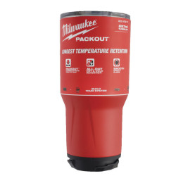 Термостакан PACKOUT MILWAUKEE, 887мл, червоний