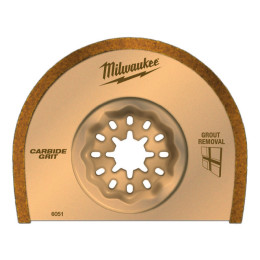 Полотно для мультітула STARLOCK MILWAUKEE, Carbide Grit 75х20х2,2мм (видалення затирки)