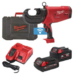 Обтискач гідравлічний акумуляторний для кабелів MILWAUKEE, M18 HCCT109/42-522C (зарядний пристрій М12-18 FС, 1 акумулятор М18 В2