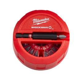 Набір біт SHOCKWAVE MILWAUKEE, (15шт), пластиковий кейс