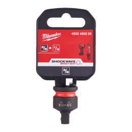 Перехідник ударний для головок ShW MILWAUKEE с квадрата 3/8" на 1/4'' квадрат