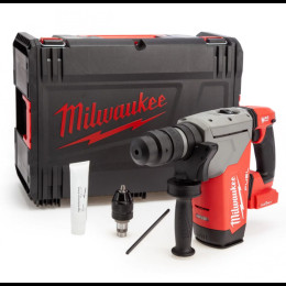 Перфоратор акумуляторний SDS-PLUS MILWAUKEE, M18 ONEFHPX-0X, 5Дж (каркас, патрон FIXTEC 13мм, HDкейс)