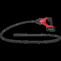 Вібратор занурювальний акумуляторний безщітковий MILWAUKEE, M18 FCVN24-551, 2,4м (зарядний пристрій M12-18 FC, 1 акумулятор М18