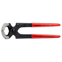 Кусачки-молоток (кліщі) для підковування коней, 25,5мм KNIPEX 55 00 300, фосфатовані