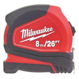 Рулетка Pro Compact MILWAUKEE, 8м/26фт (25мм), (заміна на 4932498781)