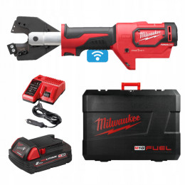 Кабелеріз гідравлічний акумуляторний MILWAUKEE, M18 ONEHCC-201C ACSR (зарядний пристрій М12-18 С, 1 акумулятор М18 В2 2Аг, кліщі