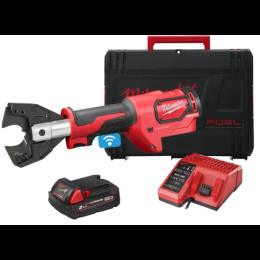Кабелеріз гідравлічний акумуляторний MILWAUKEE, M18 ONEHCC-201C FSW (зарядний пристрій М12-18 С, 1 акумулятор М18 В2 2Аг, кліщі