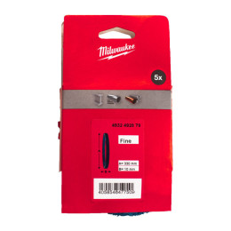 Ремінь флісовий полирувальний MILWAUKEE, 10х330мм, зерно 180-220 (5шт) (для M12 FBFL10)