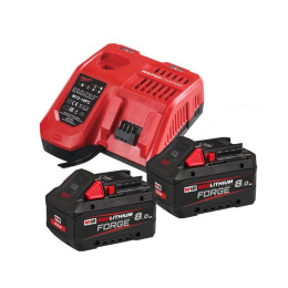 Энергокомплект Li-Ion MILWAUKEE, M18 FORGENRG-802 (ЗУ M12-18FC, 2х8Ач FВ8)