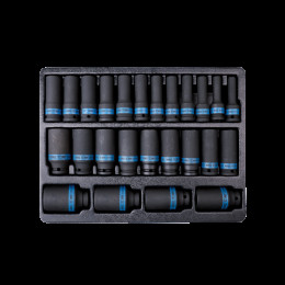 Набор торцевых головок 1/2" ударных длинных 25ед (08-36mm)