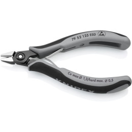 Прецизійні кусачки бокові для електроніки KNIPEX 79 52 125 ESD