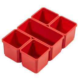 Комплект лотків запасних для органайзерів PACKOUT MILWAUKEE (5шт) (4932464082 / 4932464083) (1 великий, 4 маленьких)
