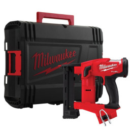 Степлер скобозабивний акумуляторний завужений безщітковий MILWAUKEE, M18 FNCS18GS-0X, скоба 9,5-38мм (каркас, HDкейс)