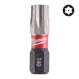 Біта SHOCKWAVE MILWAUKEE, TX BO40, 25мм, (2шт)