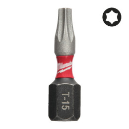 Біта SHOCKWAVE MILWAUKEE, TX15, 25мм, (2шт)