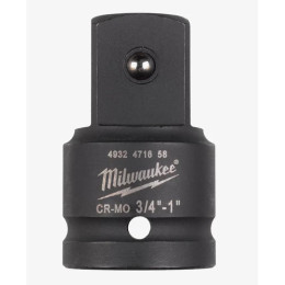 Переходник ударный для головок ShW MILWAUKEE с квадрата 3/4" на 1" квадрат (замена на 4932480406)