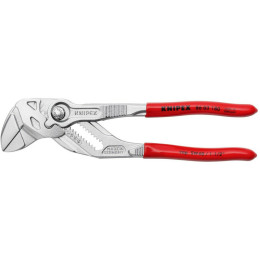 Клещи переставные-гаечный ключ, діаметр 40мм KNIPEX 86 03 180 SB, хромированные