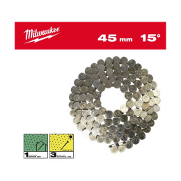 Гвозди оцинкованные с круглой головкой в катушке MILWAUKEE, 3,05х10,5мм/15°/45мм, (1440шт)