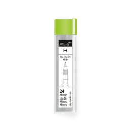 Запасні графітові жала 7050 для PICA Fine Dry, твердість H, сірий графіт, 24шт