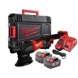 Машина полірувальна ексцентрикова акумуляторна безщіткова MILWAUKEE, M18 FUEL FROP21-502X, діаметр 150мм (зарядний пристрій M12-