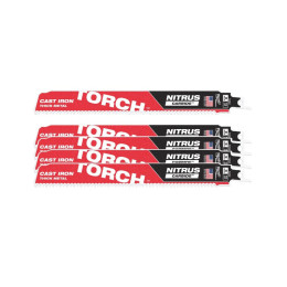 Полотно для шабельних пил TORCH CARBIDE NITRUS MILWAUKEE, 230х2,5мм, (5шт), (метал)