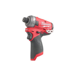 Шуруповерт ударний гідравлічний акумуляторний безщітковий 1/4'' HEX MILWAUKEE, M12 FQID-0, 50Нм (каркас, кліпса для ременя, карт