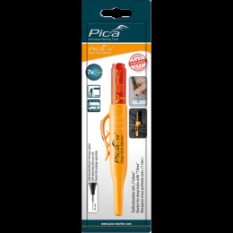 Маркер фірмовий з довгим носиком Pica-Ink Deep Hole Marker, 150/41 синій
