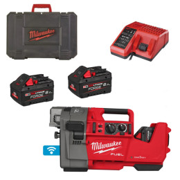 Жолобонакатник роликовий акумуляторний MILWAUKEE, M18 FRGRO114-802C (зарядний пристрій M12-18 FC, 2 акумулятори М18 FВ8 8Аг, кей