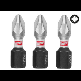 Біта SHOCKWAVE MILWAUKEE, PZ2, 25мм, (3шт)